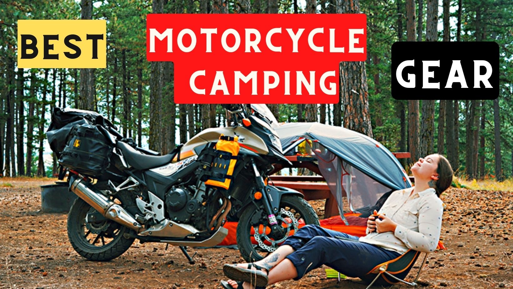 Best camping gear for motorcycles