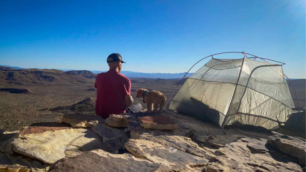 copper spur 2 caping tent for dog