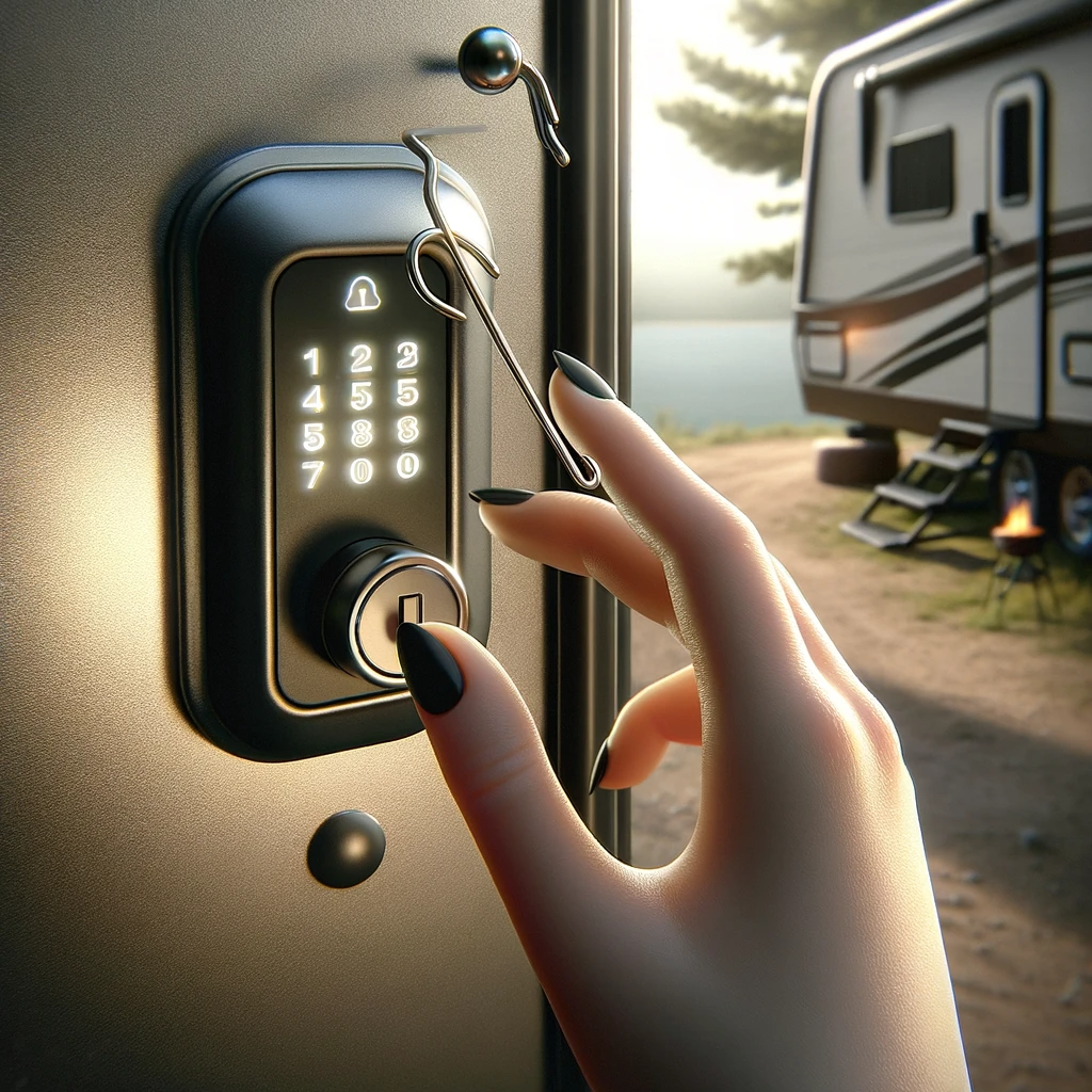 hacks to pick a camper lock with a bobby pin